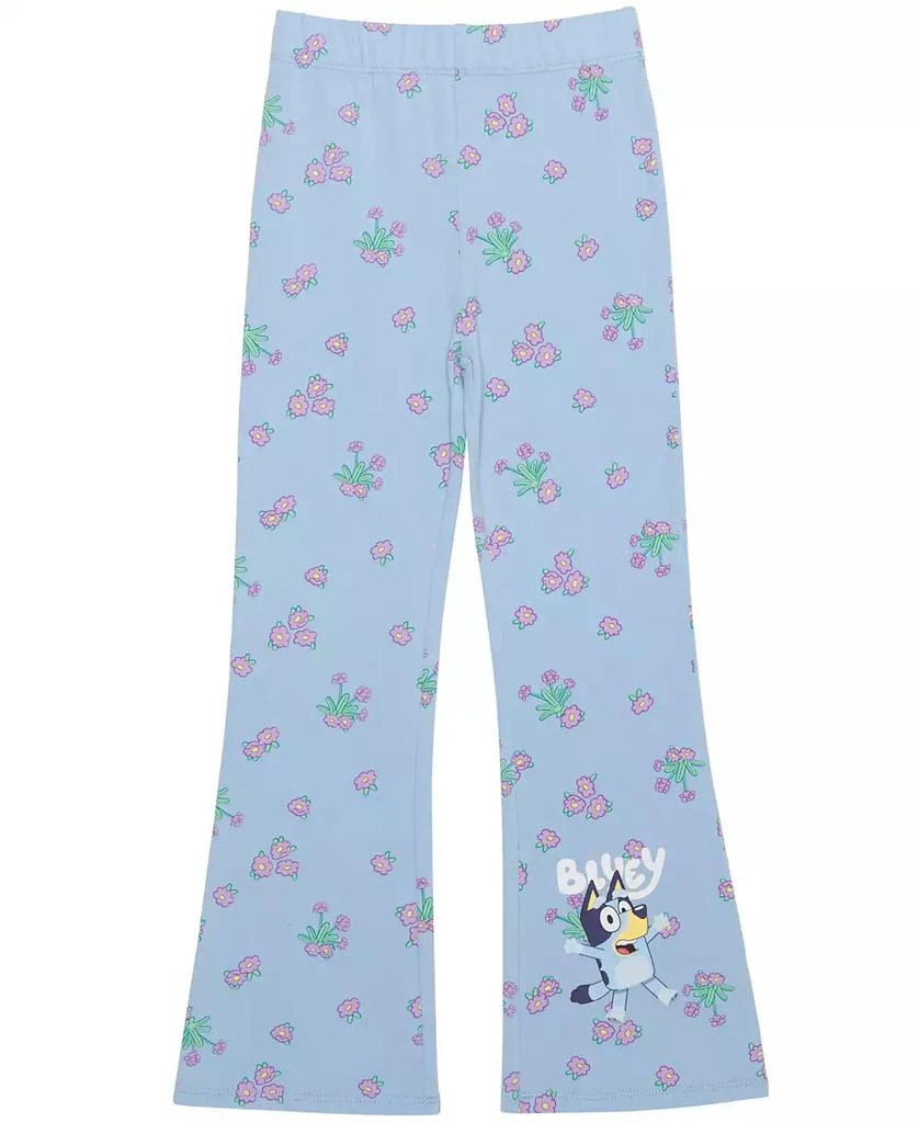 Bluey Toddler and Little Girls 2-Piece Short Sleeve Top and Legging Set 6