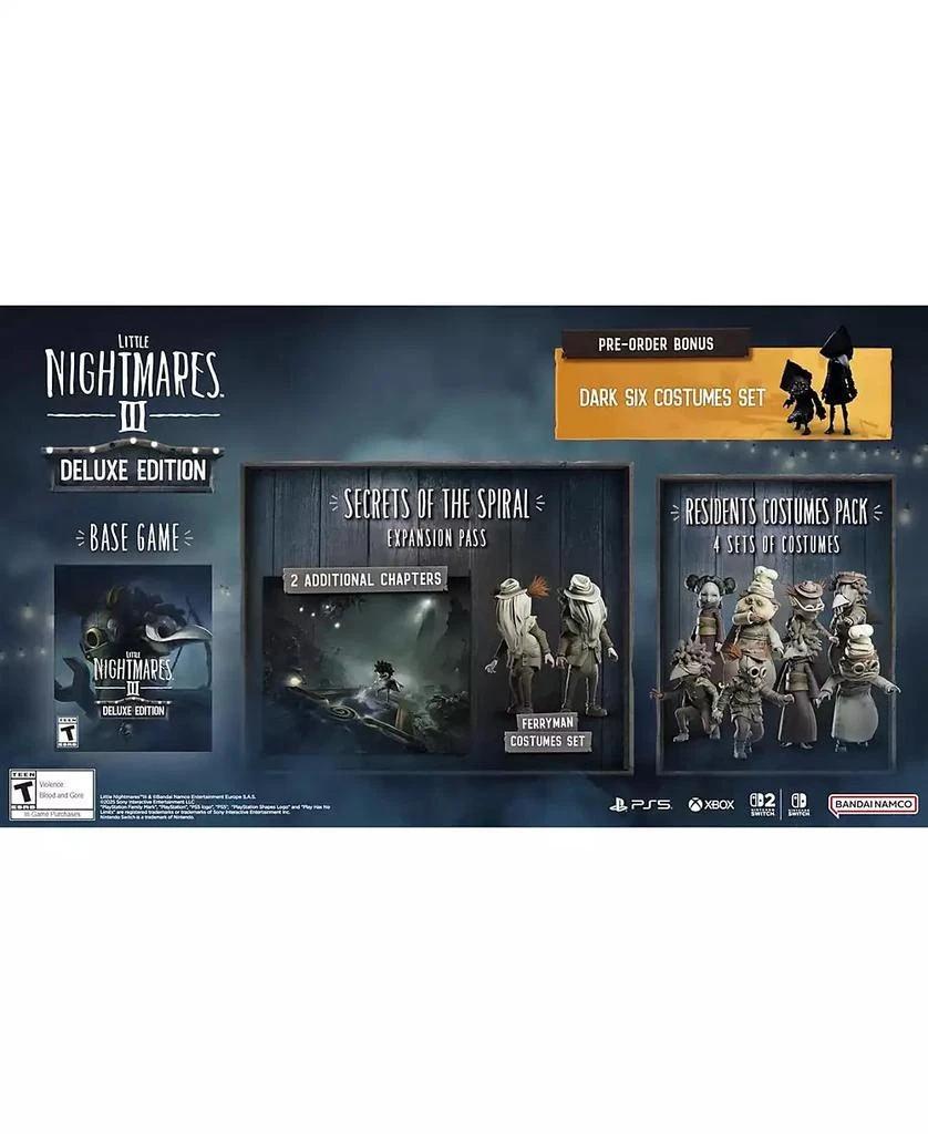BANDAI NAMCO Little Nightmares III Deluxe Edition for Nintendo Switch 2 3