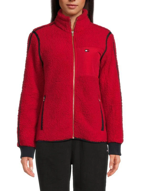 Tommy Hilfiger Faux Shearling Zip Jacket 1