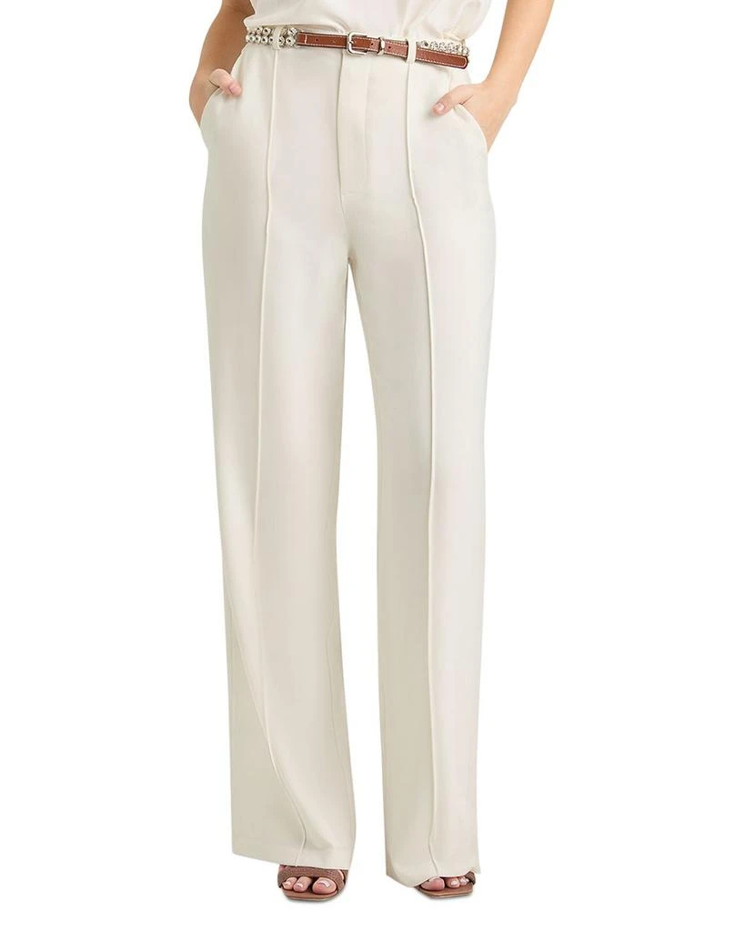 Cinq à Sept Rhinestone Belt Ester Pants 1