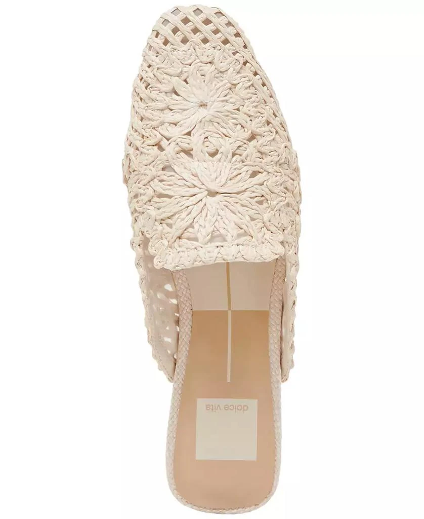 Dolce Vita Women's Diya Crochet Slide Flat Mules 4