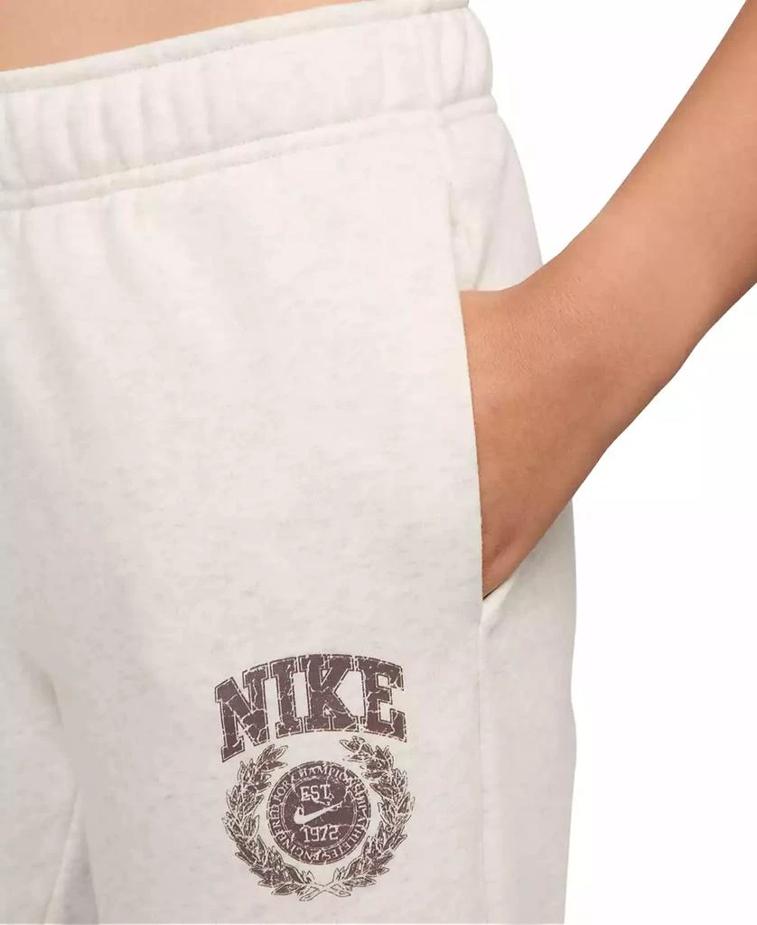 NIKE Women's Sportswear Club Fleece Mid-Rise Jogger Pants 5