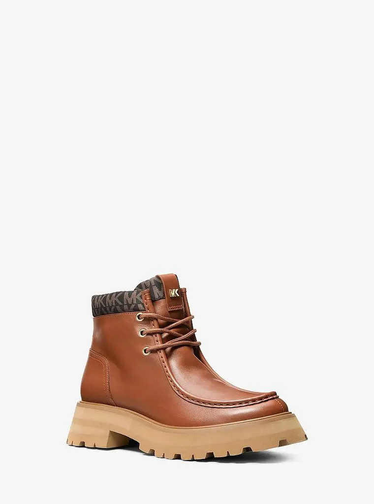 Michael Kors Cade Leather Ankle Boot