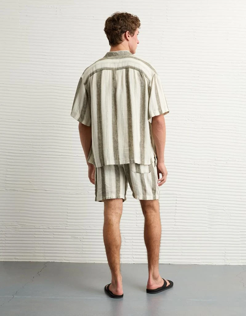 AE AE 7" Linen-Blend Striped Lived-In Trekker Short 2