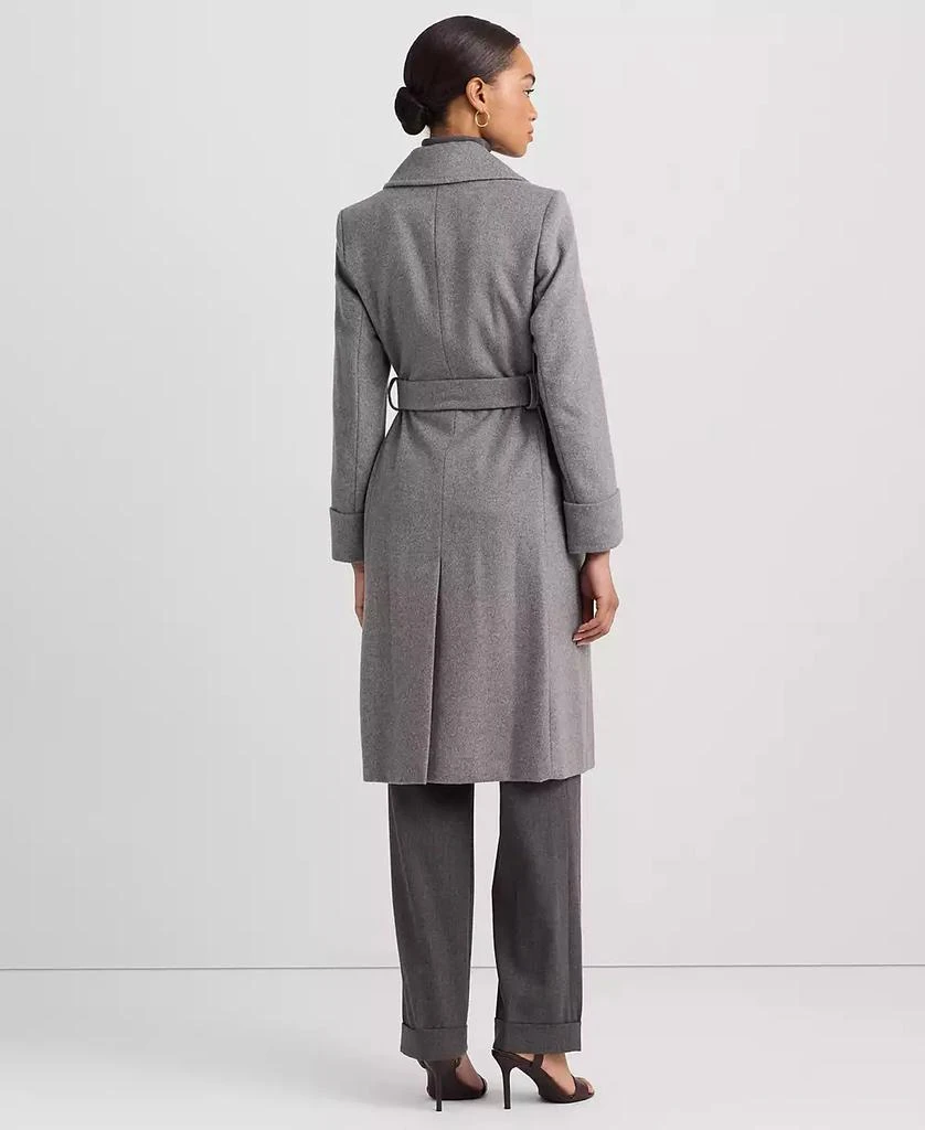 Ralph Lauren Women's Wool-Blend Belted Wrap Coat 2