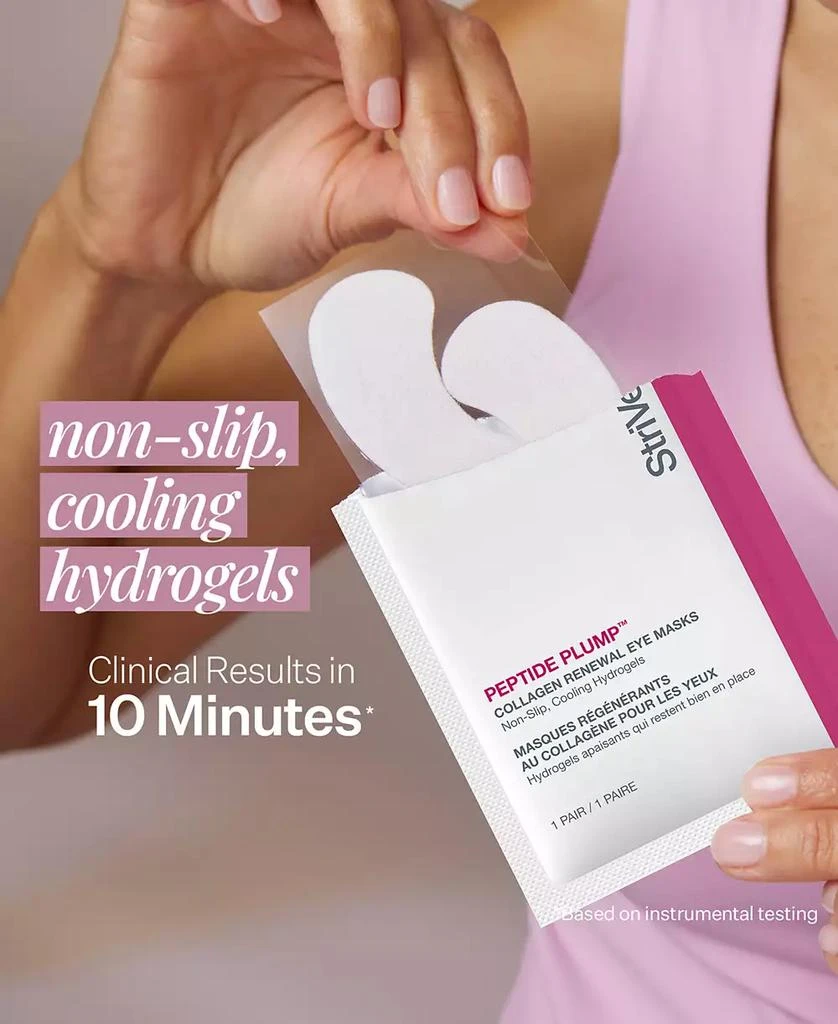 StriVectin Peptide Plump Collagen Renewal Eye Masks, 6 pairs 3