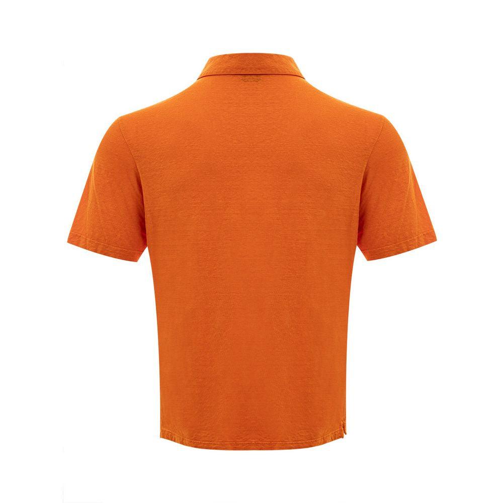 GRAN SASSO Elegant Linen Polo Men's Shirt