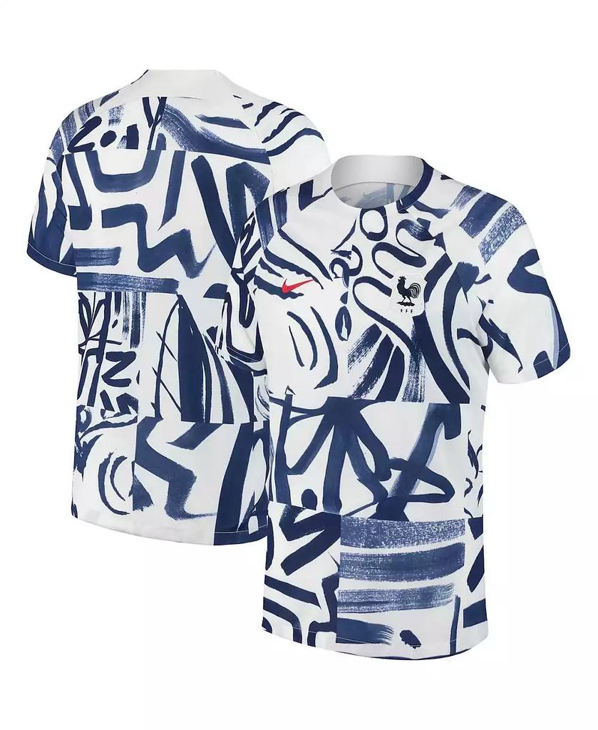 NIKE Men's White France Women's National Team 2023 Academy Pro Pre-Match Top