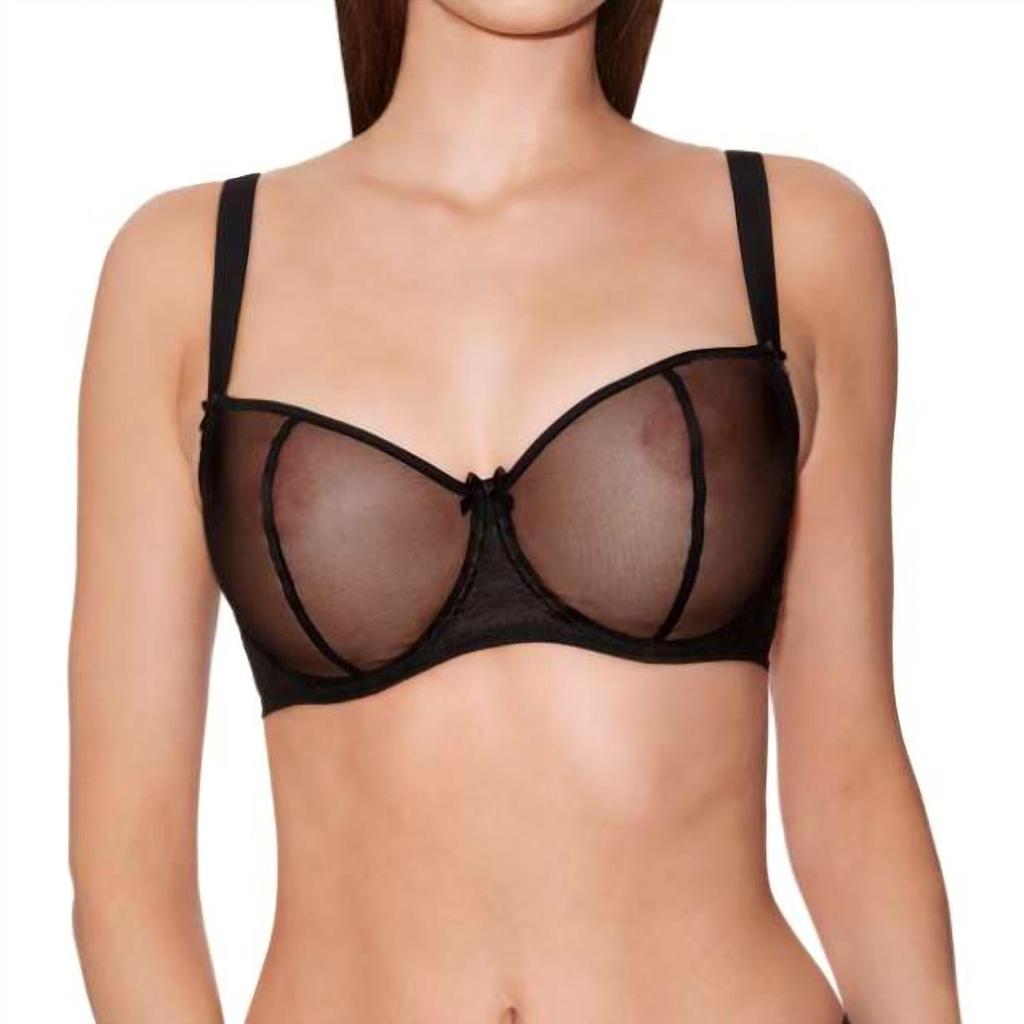 Aubade Nudessence Half Cup Bra In Black