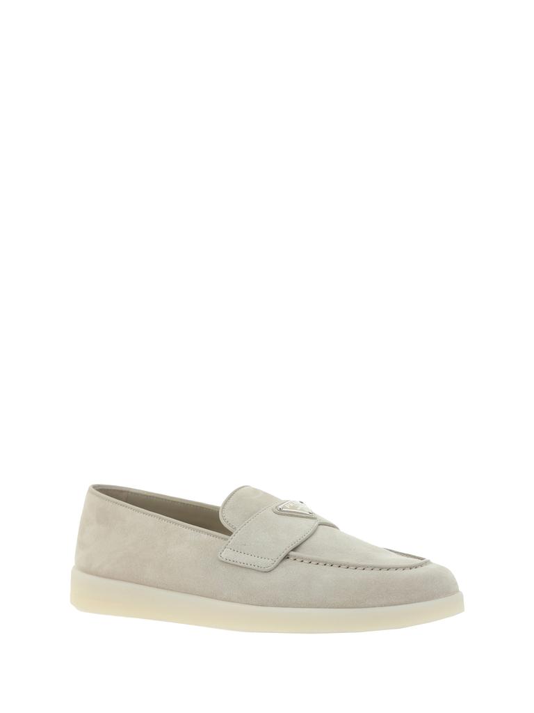 【PRADA】SAINT TROPEZ◆2DG124103 GREY PRADA SAINT TROPEZ LOAFERS (2DG124103) – LOZURI®