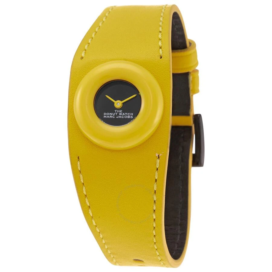 Marc Jacobs The Donut Quartz Black Dial Ladies Watch MJ0120184723 1