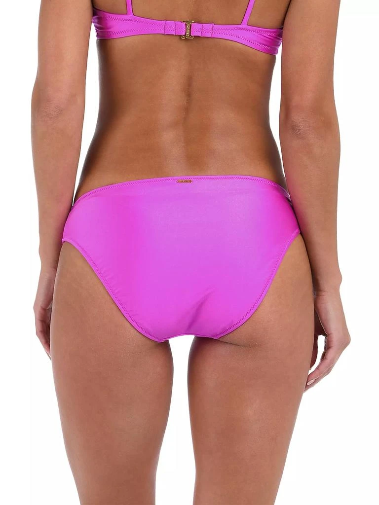 L'Agence Shimmer Solids Nicole Bikini Bottom 6