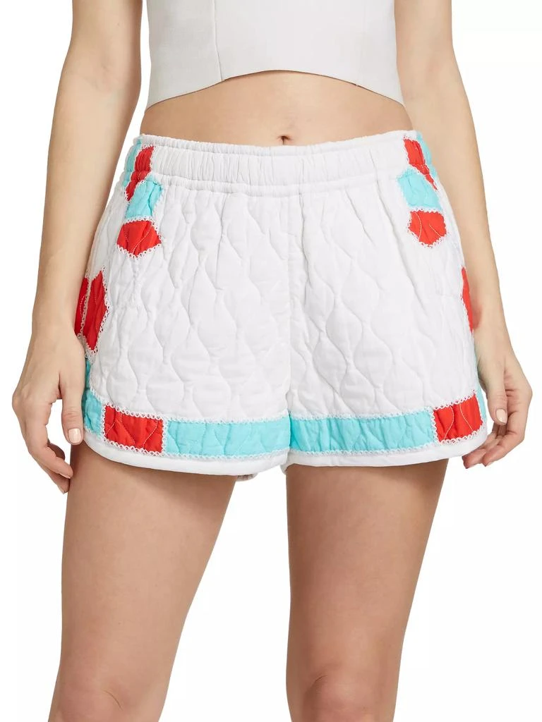 Rhode Mateo Quilted Cotton Shorts 3