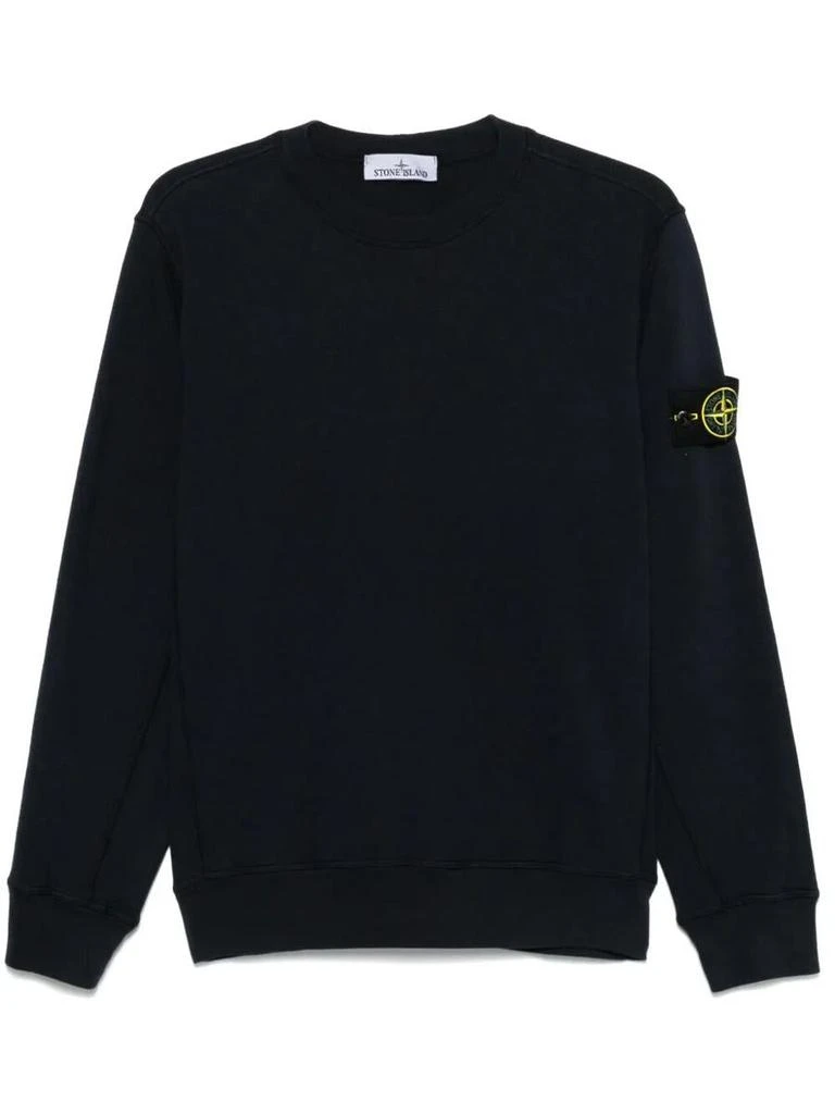 Stone Island Stone Island Malfilé Fleece Old Effect Sweatshirt Clothing 1