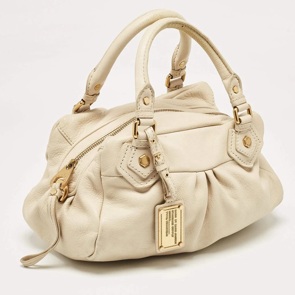Marc Jacobs Marc by Marc Jacobs Off White Leather Classic Q Baby Groovee Satchel 3