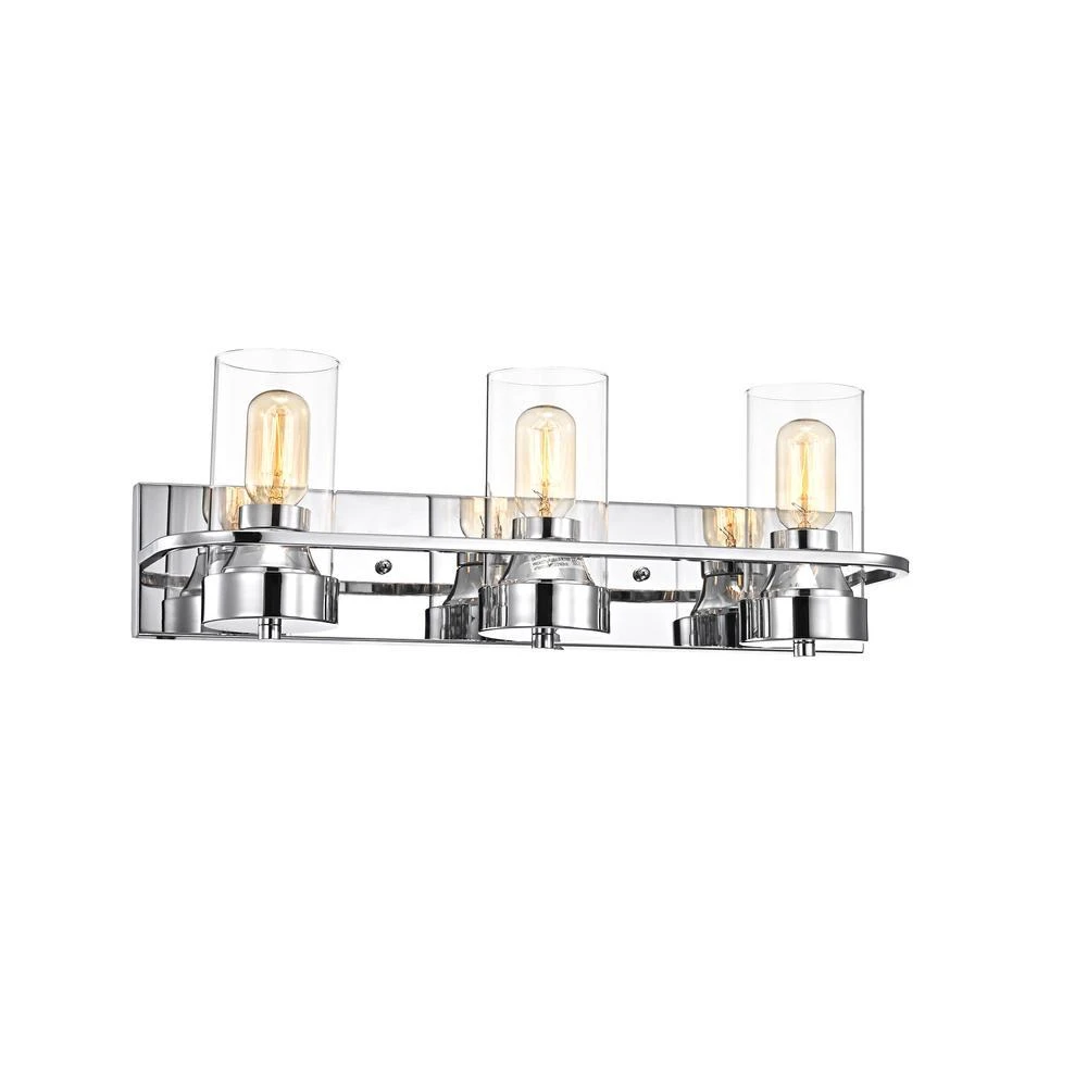 ChloeLighting RAELYN Contemporary 3 Light Chrome Bath Vanity Fixture 22" Width