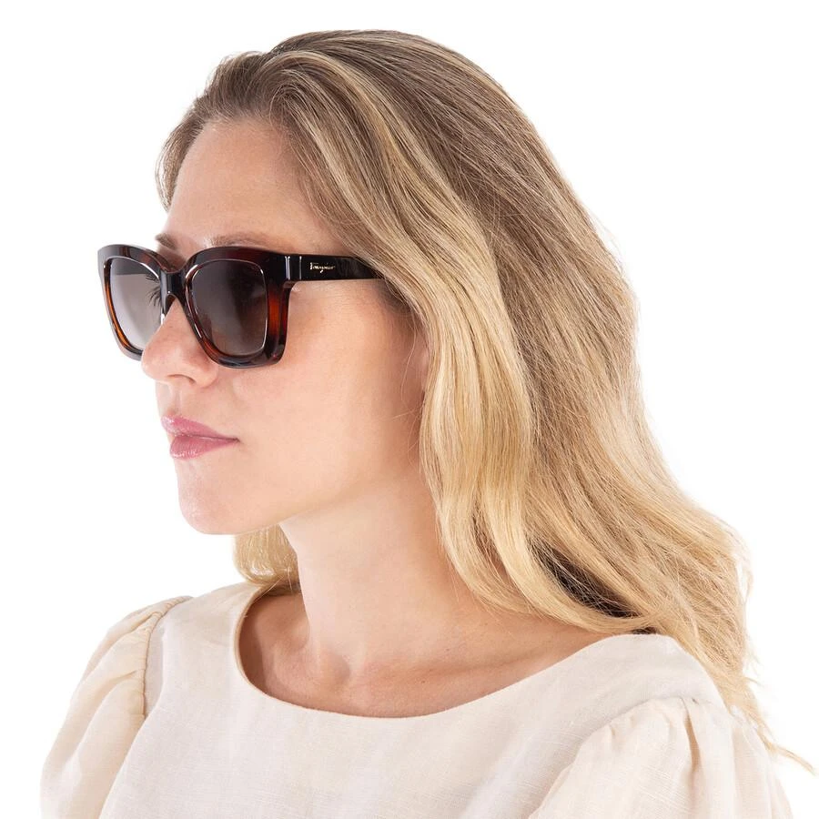 Salvatore Ferragamo Women’s‎ SF955S Brown Tortoise Frame Sunglasses Ferragamo SF955S tortoise frame with gradient brown lenses  main image 2