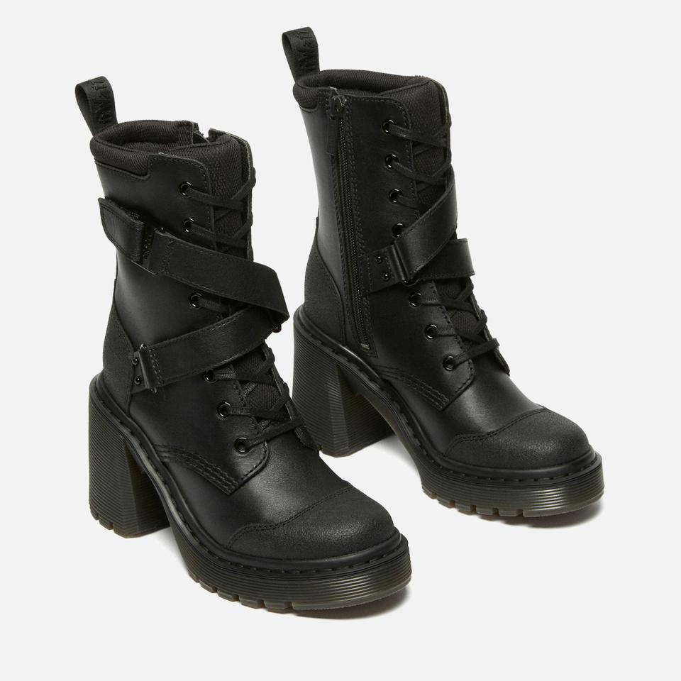 Dr. Martens DR. MARTENS WOMEN'S CHESNEY TECH 8-EYE HEELED LEATHER