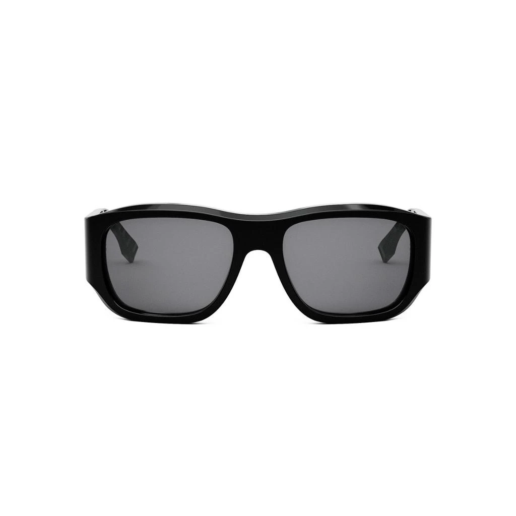 NEW Fendi FE40117I Black Wrap Shield Sunglasses NEW Fendi FE40117I Black Wrap Shield Sunglasses main image 2
