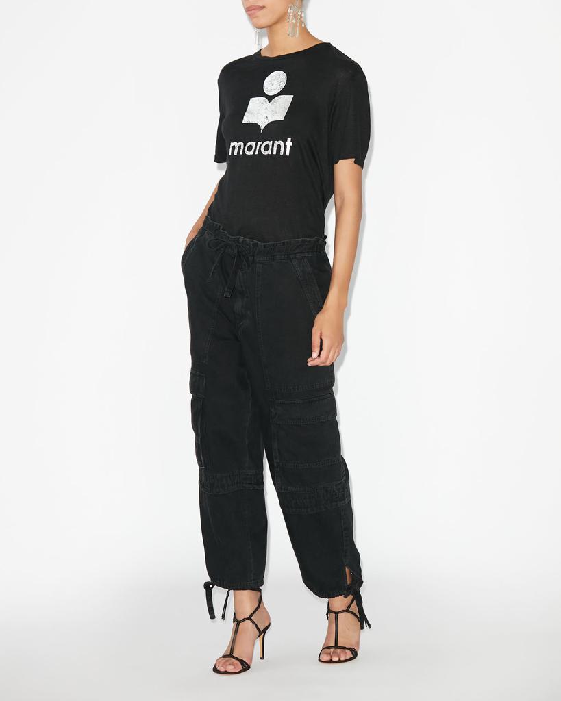 MARANT ÉTOILE MARANT ÉTOILE, ZEWEL LOGO TEE-SHIRT - Women - Black - M