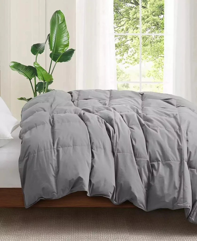 UNIKOME All Season 300 Thread Count Cotton Goose Down Fiber Comforter 6