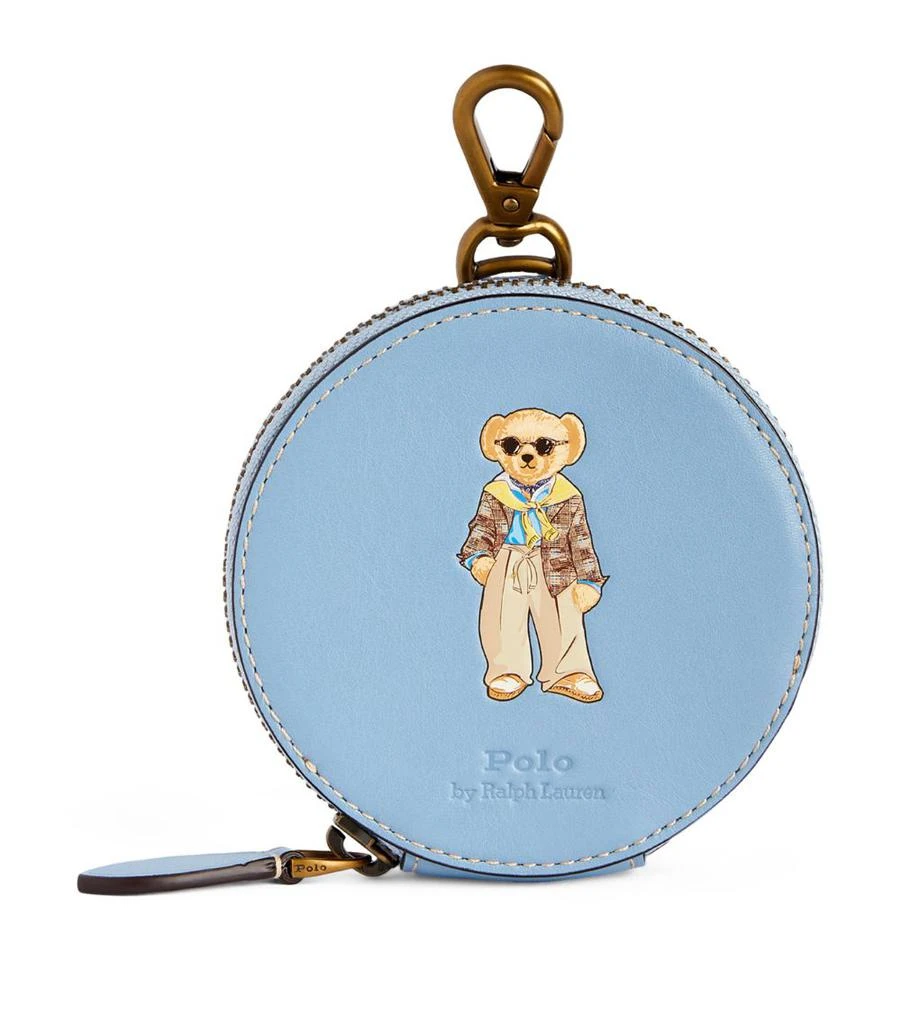Ralph Lauren Leather Polo Bear Coin Pouch 1