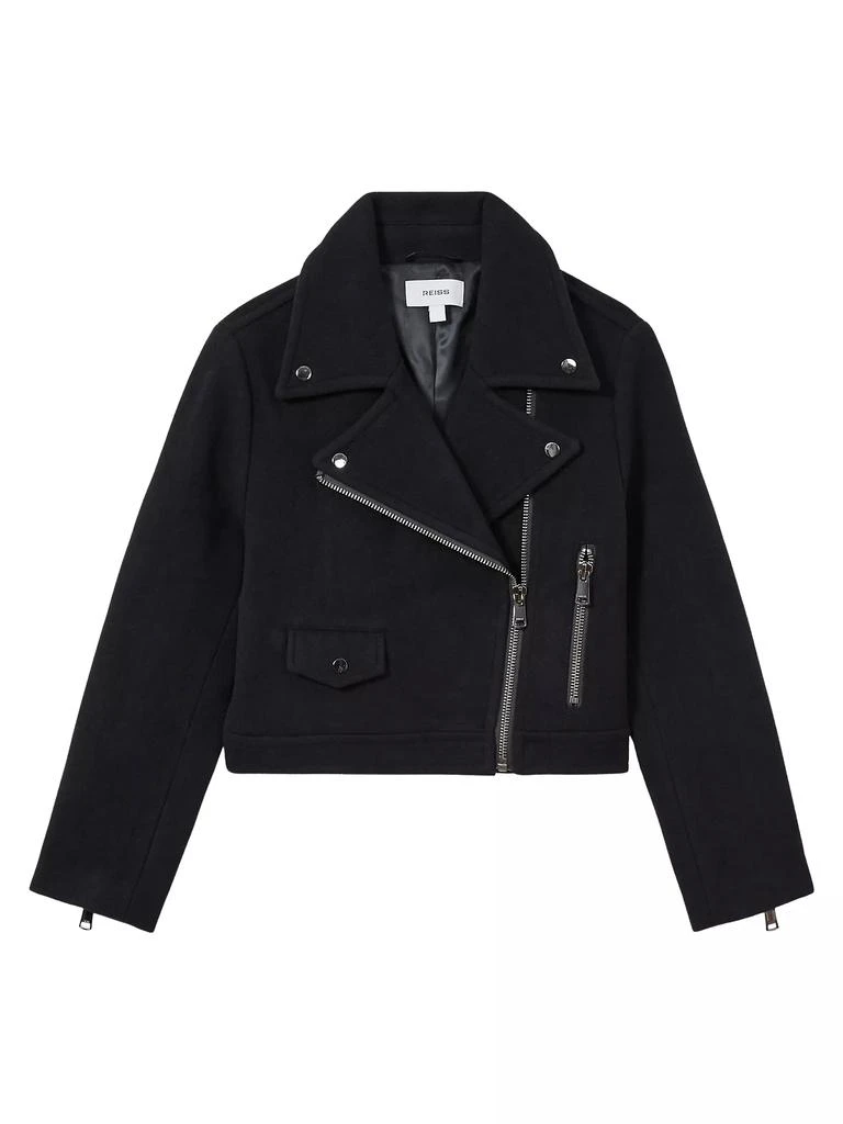 REISS Arlow Wool Biker Jacket 1