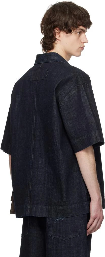 Jacquemus Navy La Croisière 'The Aloe de-Nîmes' Denim Shirt 3