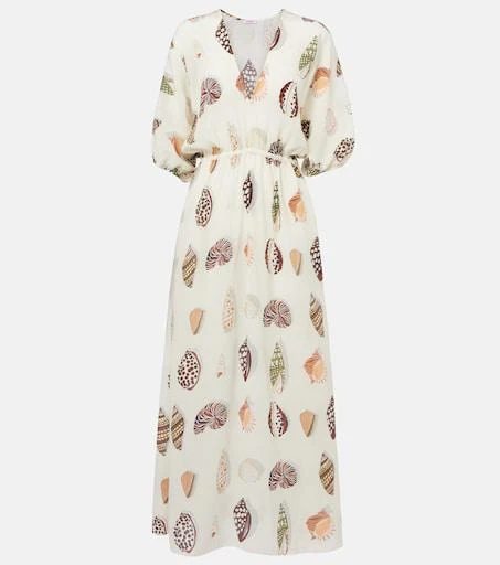 floral maxi dress spring Floral Summer Maxi Dress Floral Print / L
