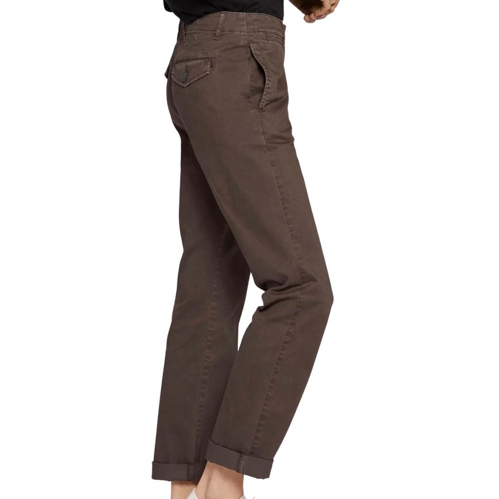 Current Elliott The Captain Trouser In Brown Gravel