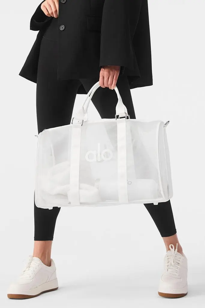 Alo Sheer Duffle - White - Travel Bags - Free Shipping - BeyondStyle