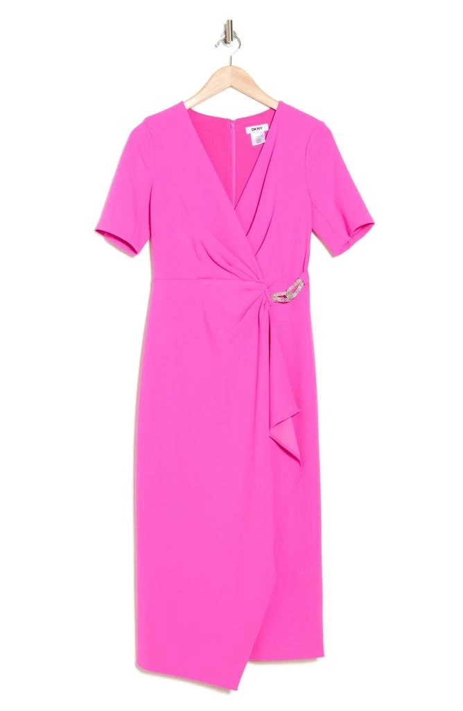 DKNY Ruched Midi Dress 3