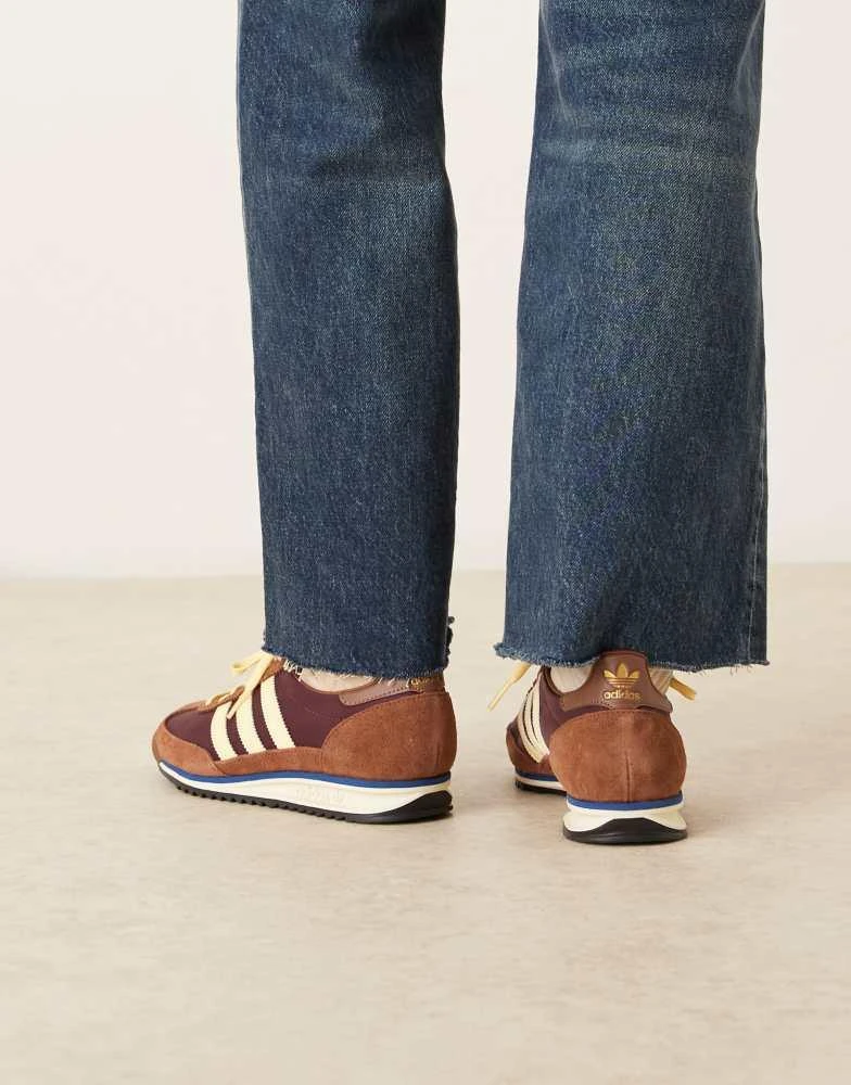 Shop adidas Originals SL 72 OG trainers in brown and yellow on Sale at  BeyondStyle  Get 30% Off adidas Originals SL 72 OG trainers in brown and  yellow with Limited-Time Flash