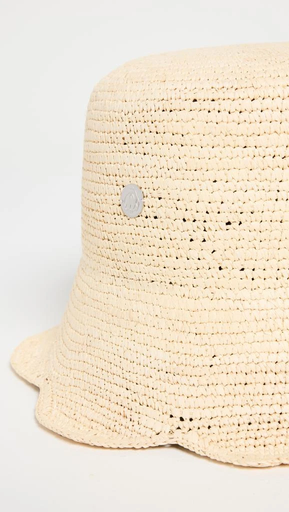 Freya Packable Scallop Straw Bucket Hat 3