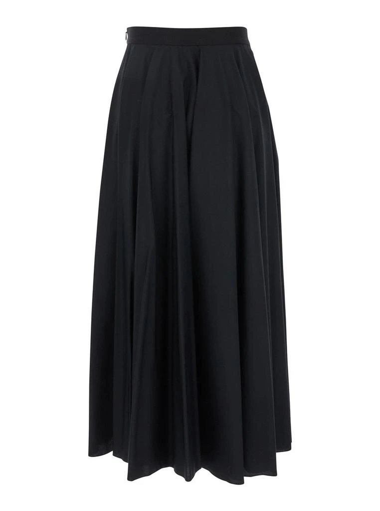 MAURO GRIFONI Mauro Grifoni Long Skirt with Draped Design 2