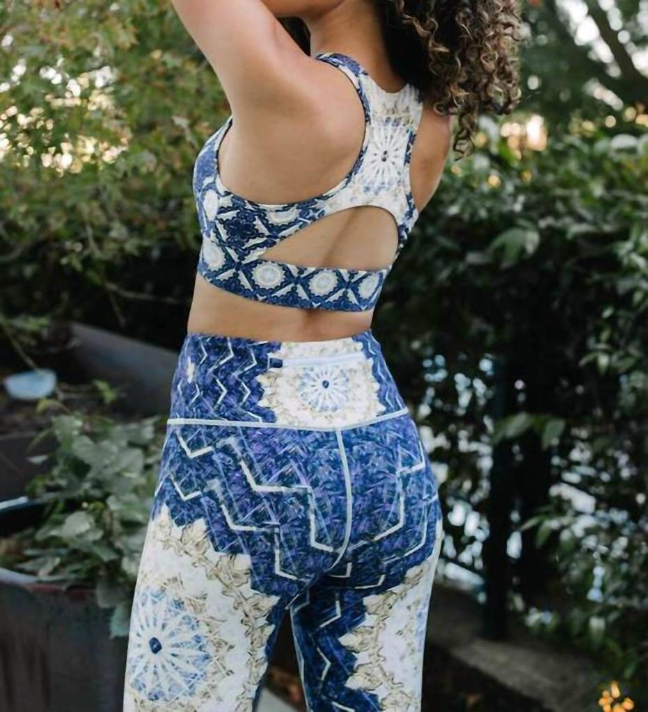 WOLVEN Reverie Racerback Bra In Multi