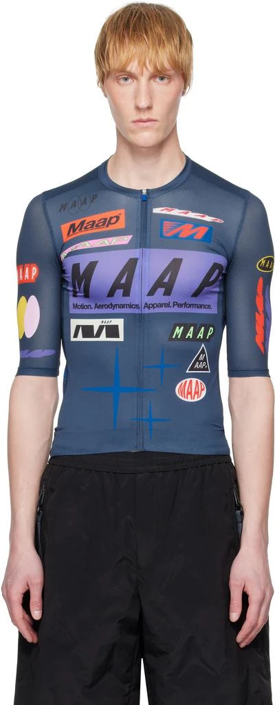 MAAP Navy Drome Pro Air Jersey 3.0 T-shirt 1