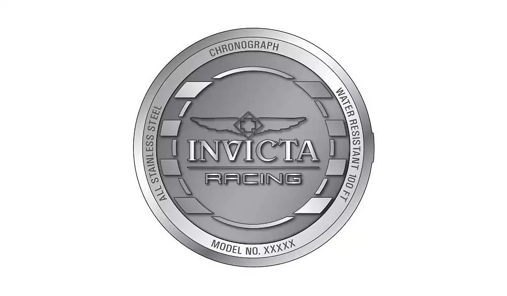 Invicta Men's 47199 Invicta Racing Quartz Chronograph Black, Yellow Dial Watch