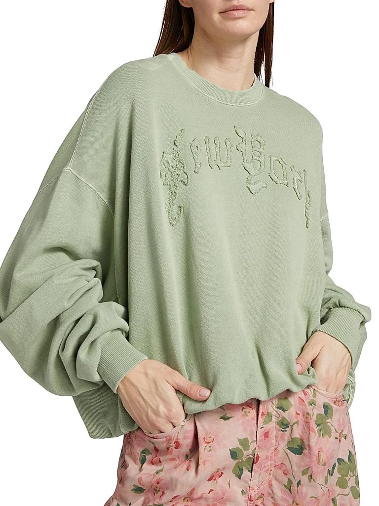 R13 New York Balloon-Sleeve Sweatshirt 6