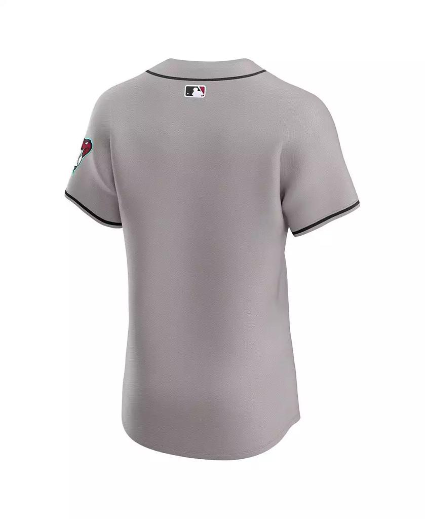 NIKE Men's Gray Arizona Diamondbacks Vapor Premier Elite Patch Jersey