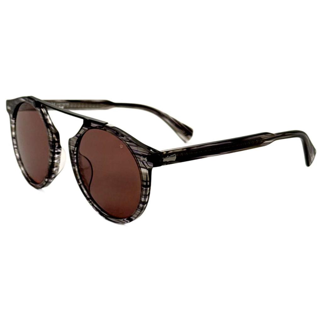 John Varvatos John Varvatos Men's Grey Round Sunglasses