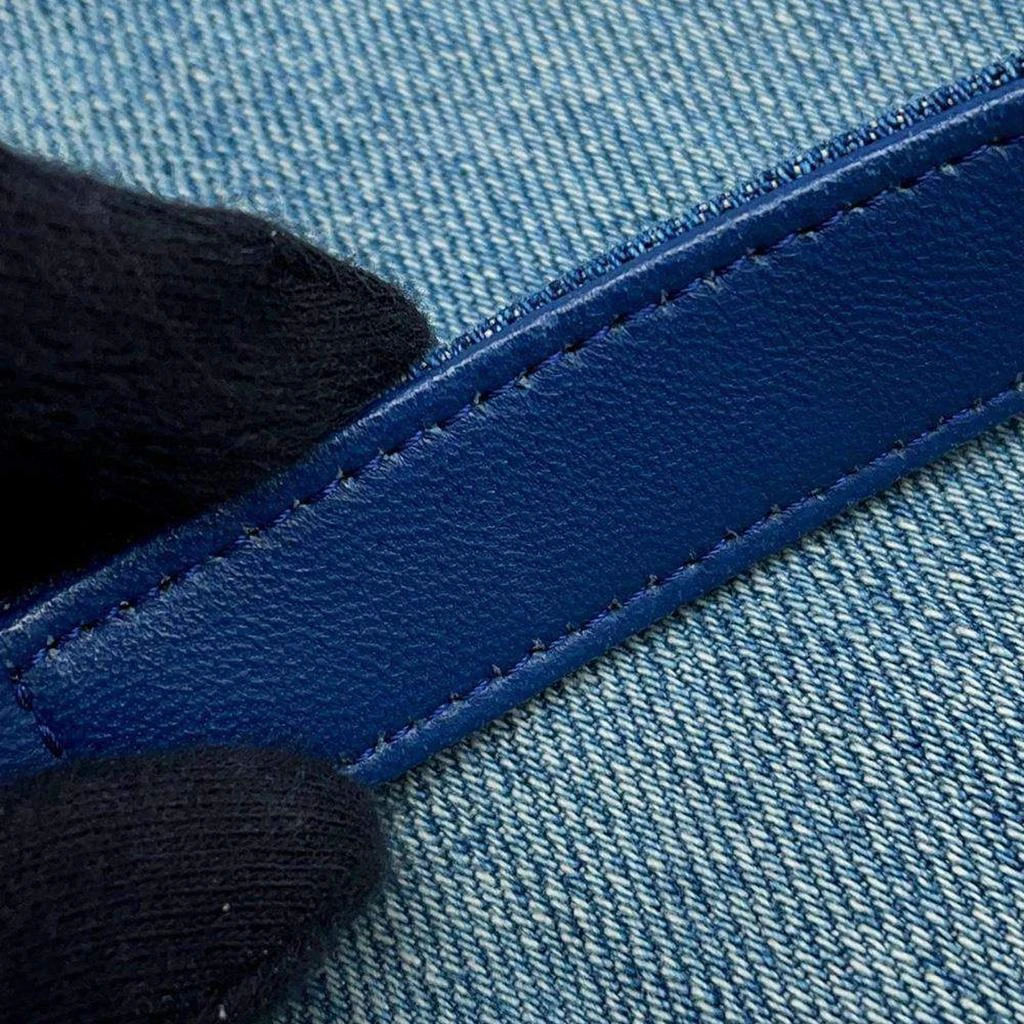 Chanel Chanel Blue Denim Shopping Bag 7