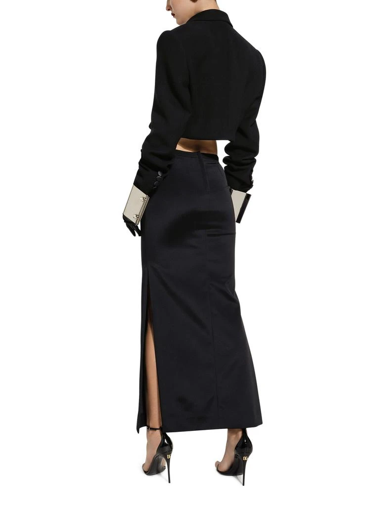 Dolce & Gabbana Short tuxedo in double wool jacket 3