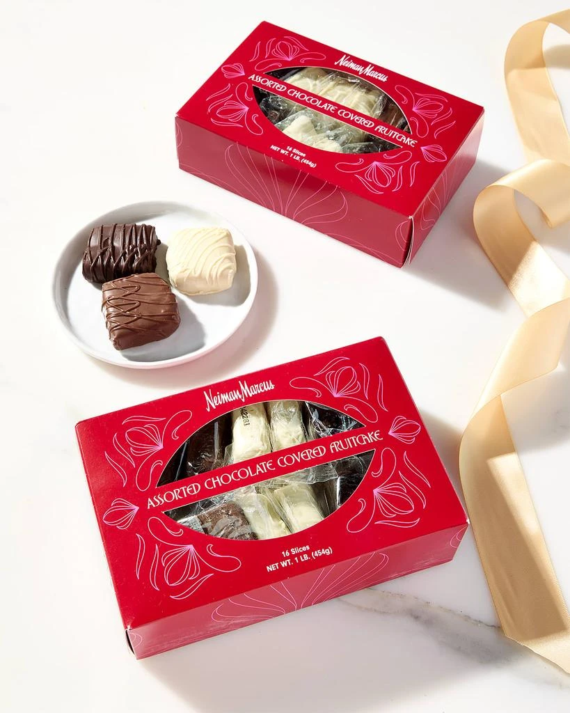 Neiman Marcus Chocolate Covered Fruit Cake Squares 1
