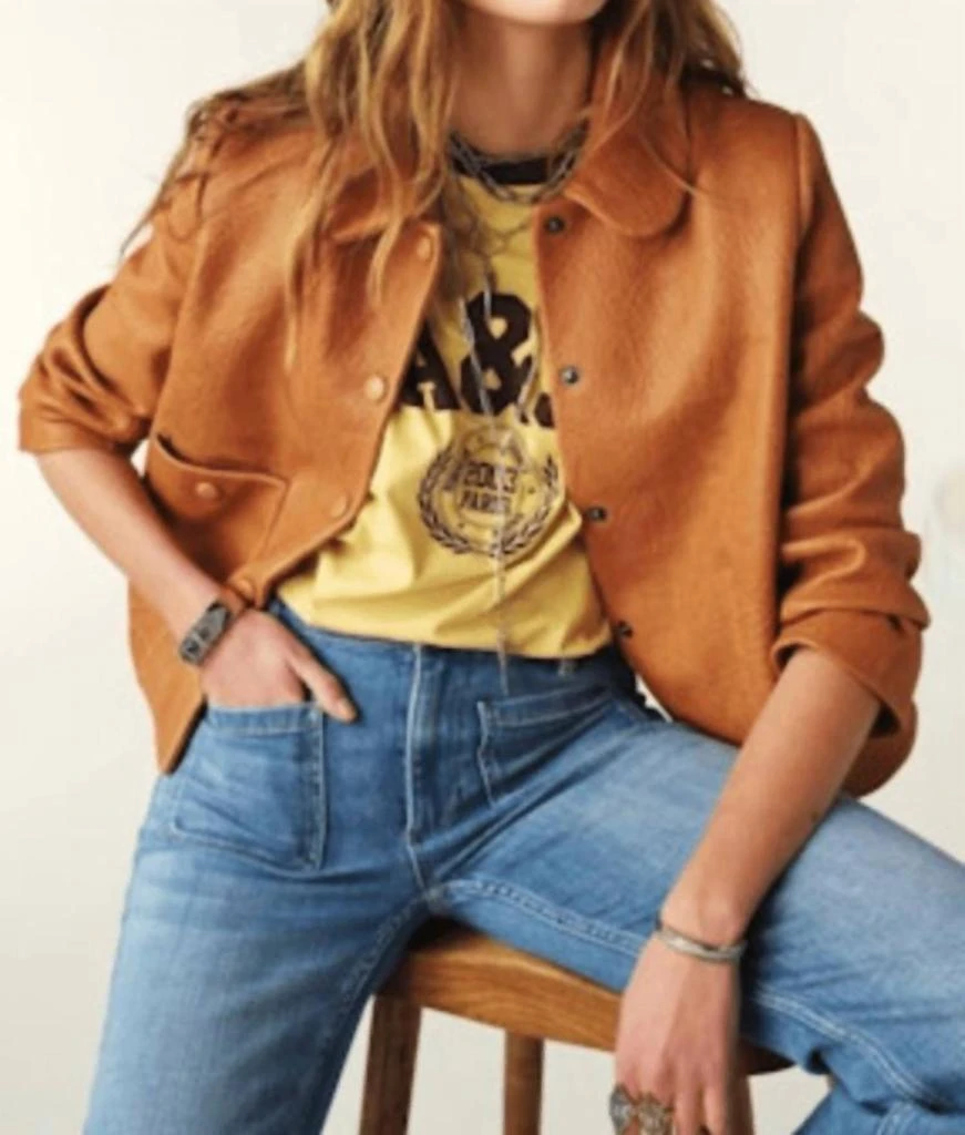 ba&sh Ba&Sh - Women
s Bilos Leather Jacket 3