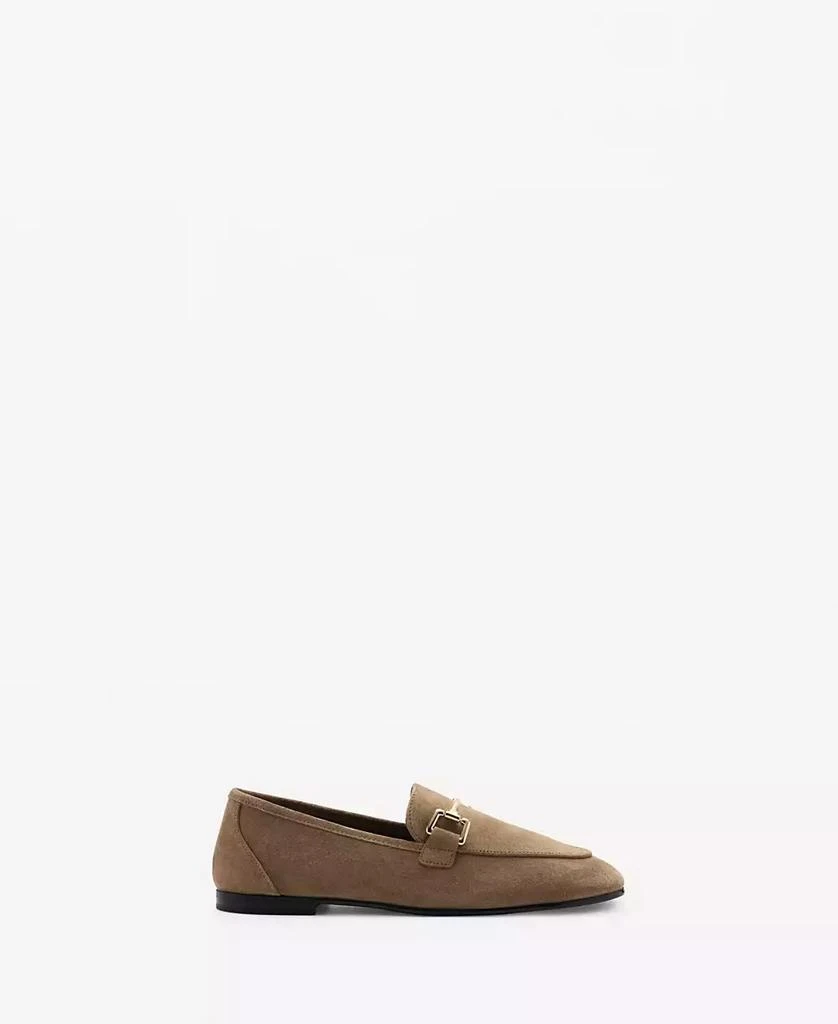 Mango Women's Suede Leather Moccasins 5