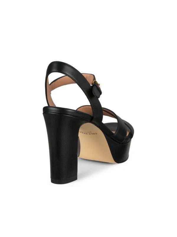 Cole Haan Riannon Leather Platform Sandals 3
