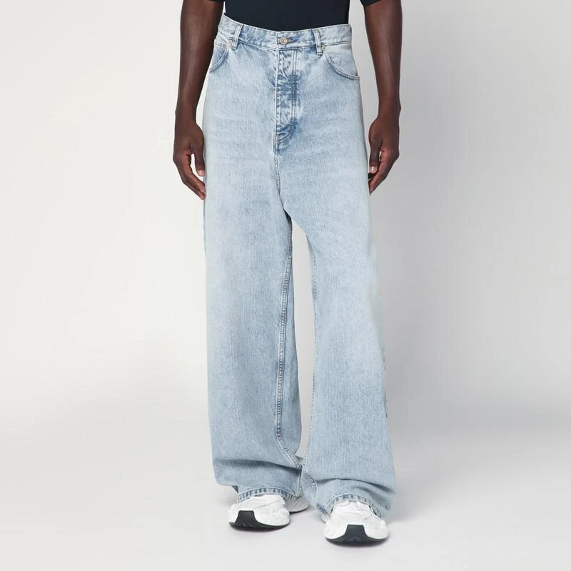Balenciaga Loose light denim jeans 1
