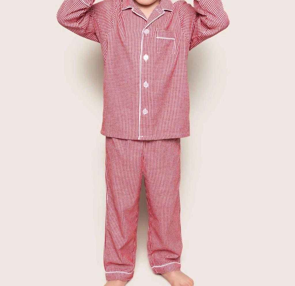 Petite Plume Petite Plume - Boys
 Gingham Pajama Set 2