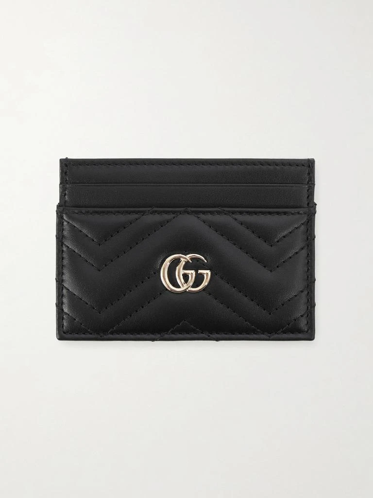 Gucci Gg Marmont Quilted Leather Cardholder
